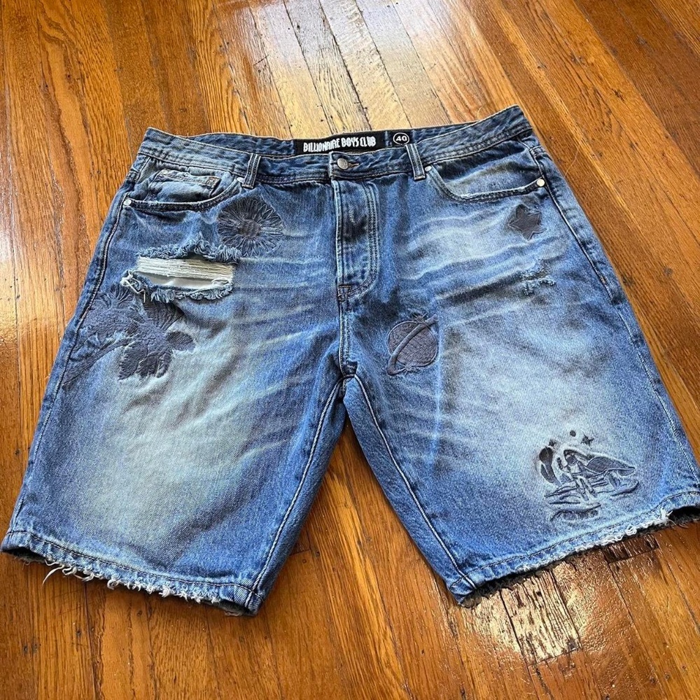 Billionaire Boys Club Distressed Jean Shorts Size 40